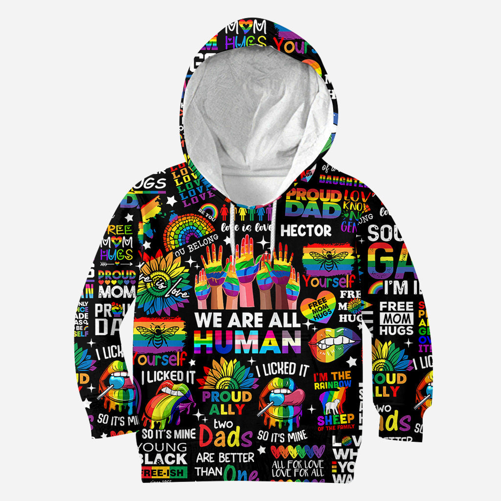 Human Rights Are Not Optional - Personalized LGBT Support All Over Shirt