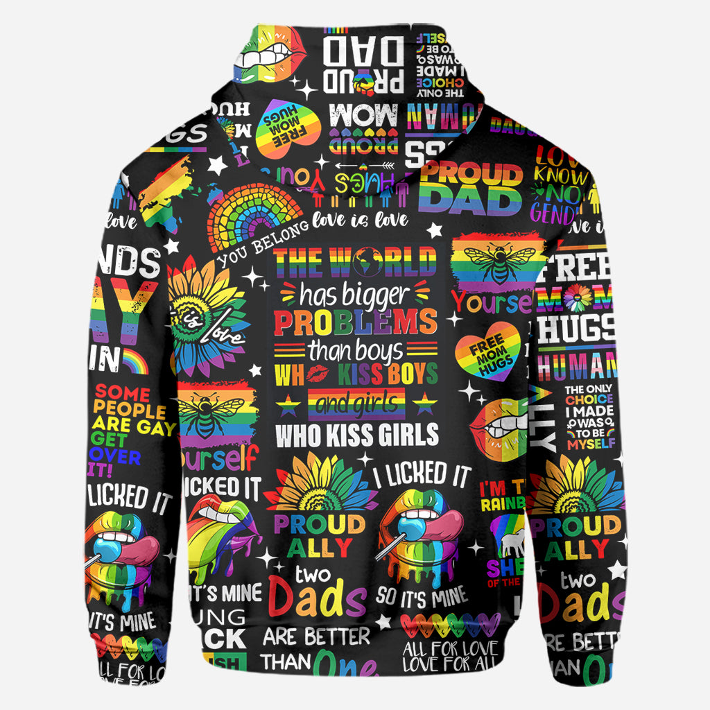 Human Rights Are Not Optional - Personalized LGBT Support All Over Shirt