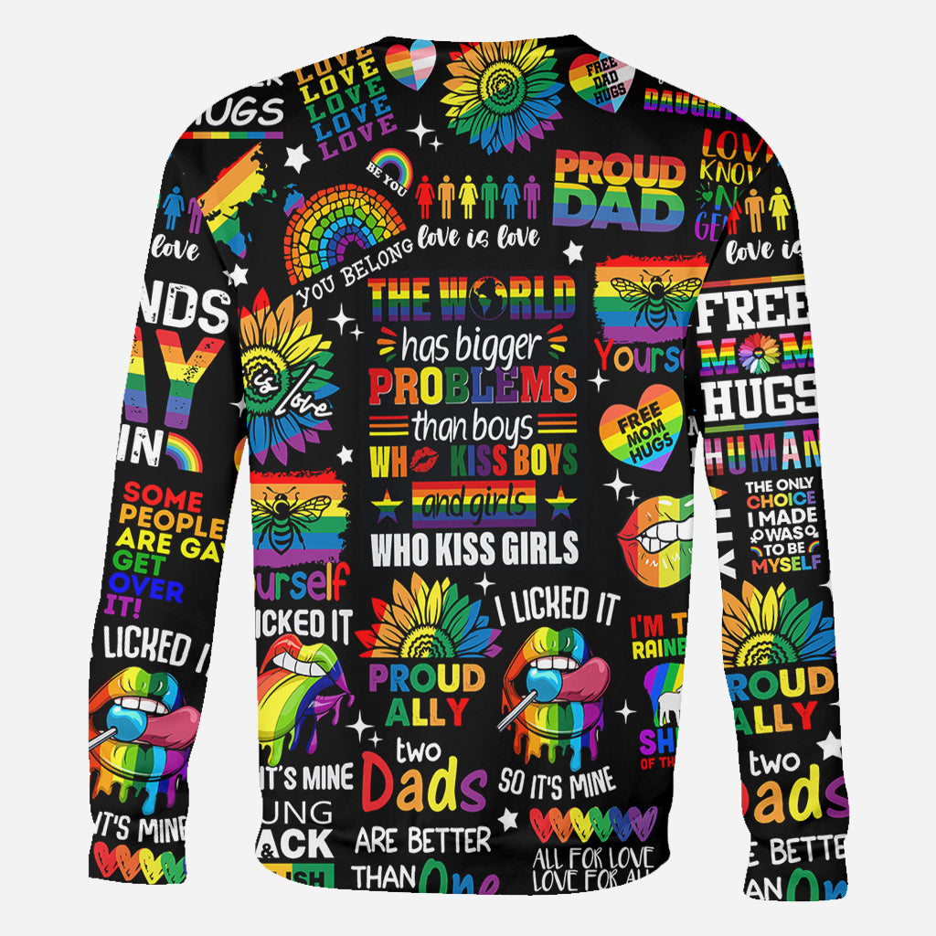 Human Rights Are Not Optional - Personalized LGBT Support All Over Shirt