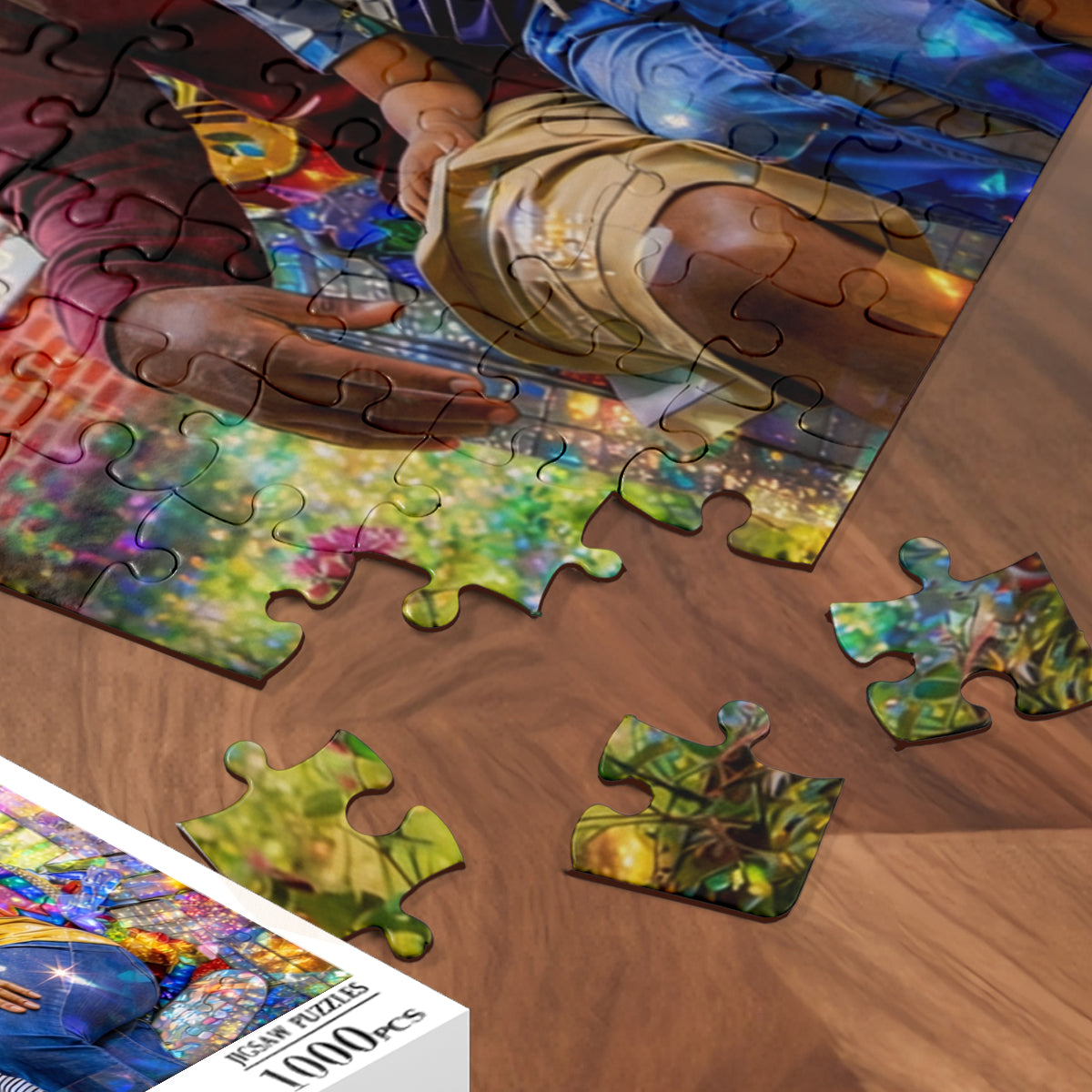 Liebe Familie, Wohndekoration – Personalisiertes Familienpuzzle