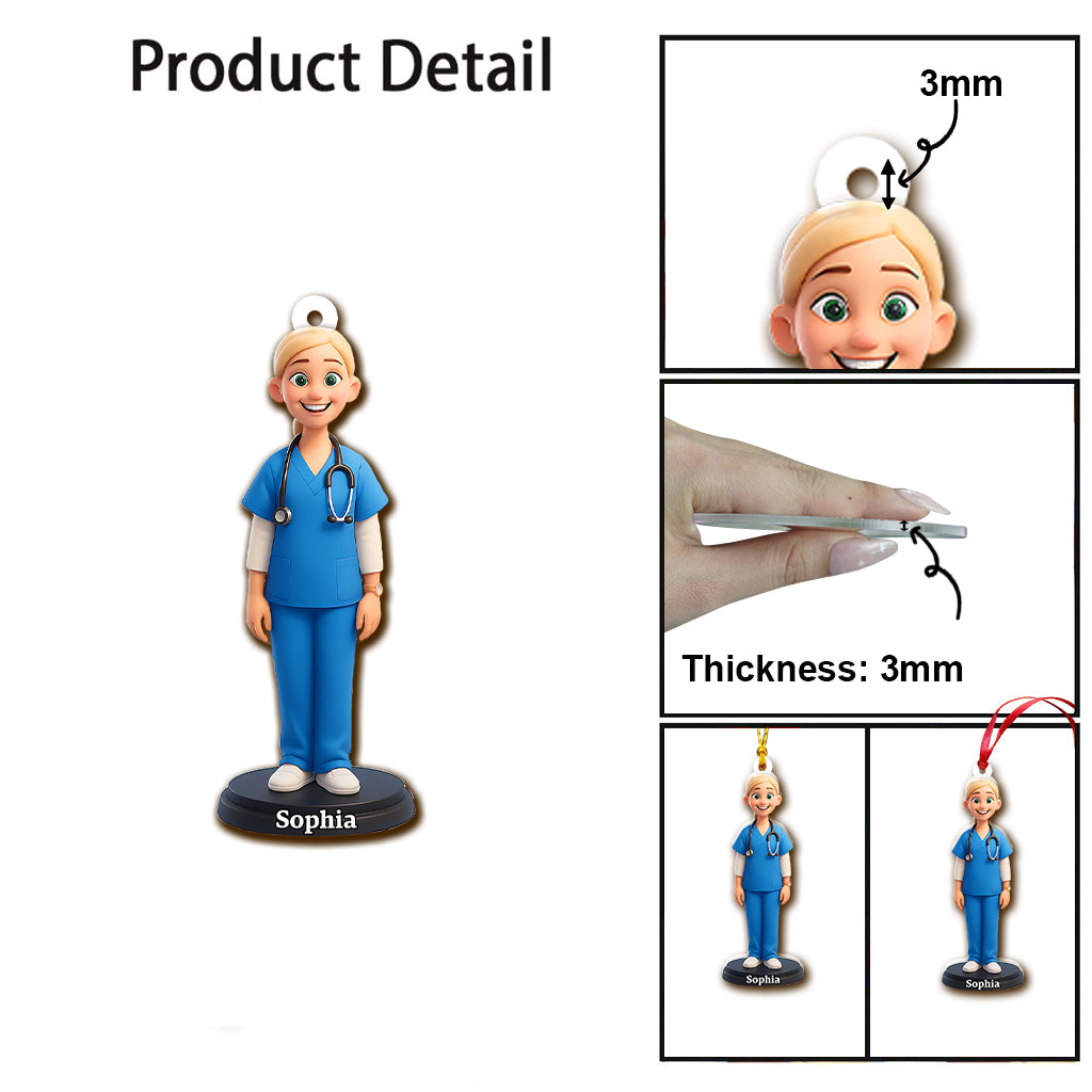 Proud Nurse - Personalized Nurse Ornament