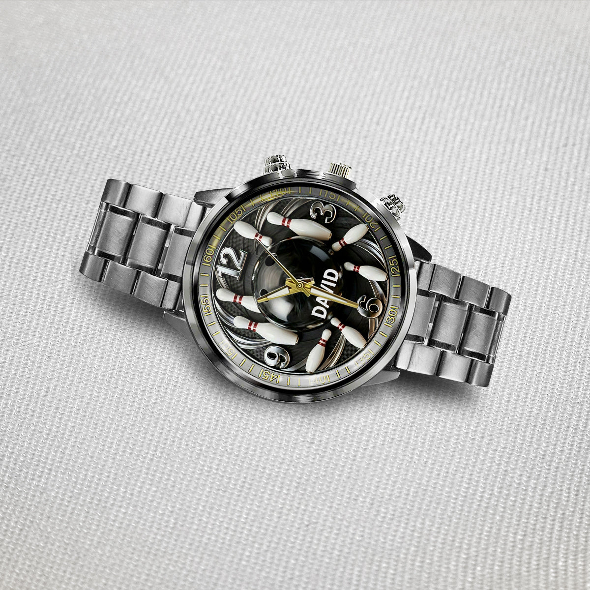 Bowling Ball - Personalized Bowling Hand Watch