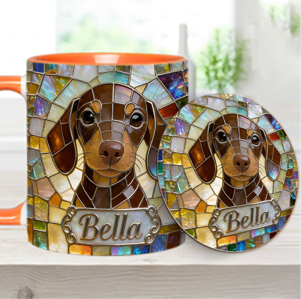 Love Dogs - Personalized Dog Accent Mug & Coaster