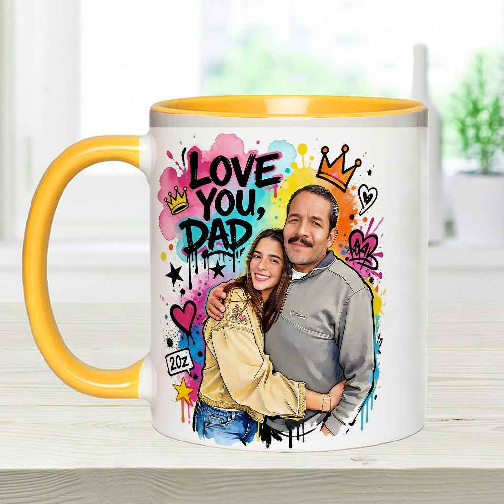 Meilleur Papa - Tasse Personnalisée avec Sous-Verre