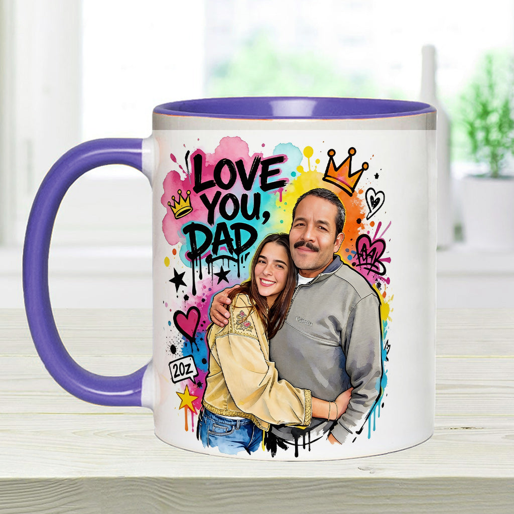 Meilleur Papa - Tasse Personnalisée avec Sous-Verre