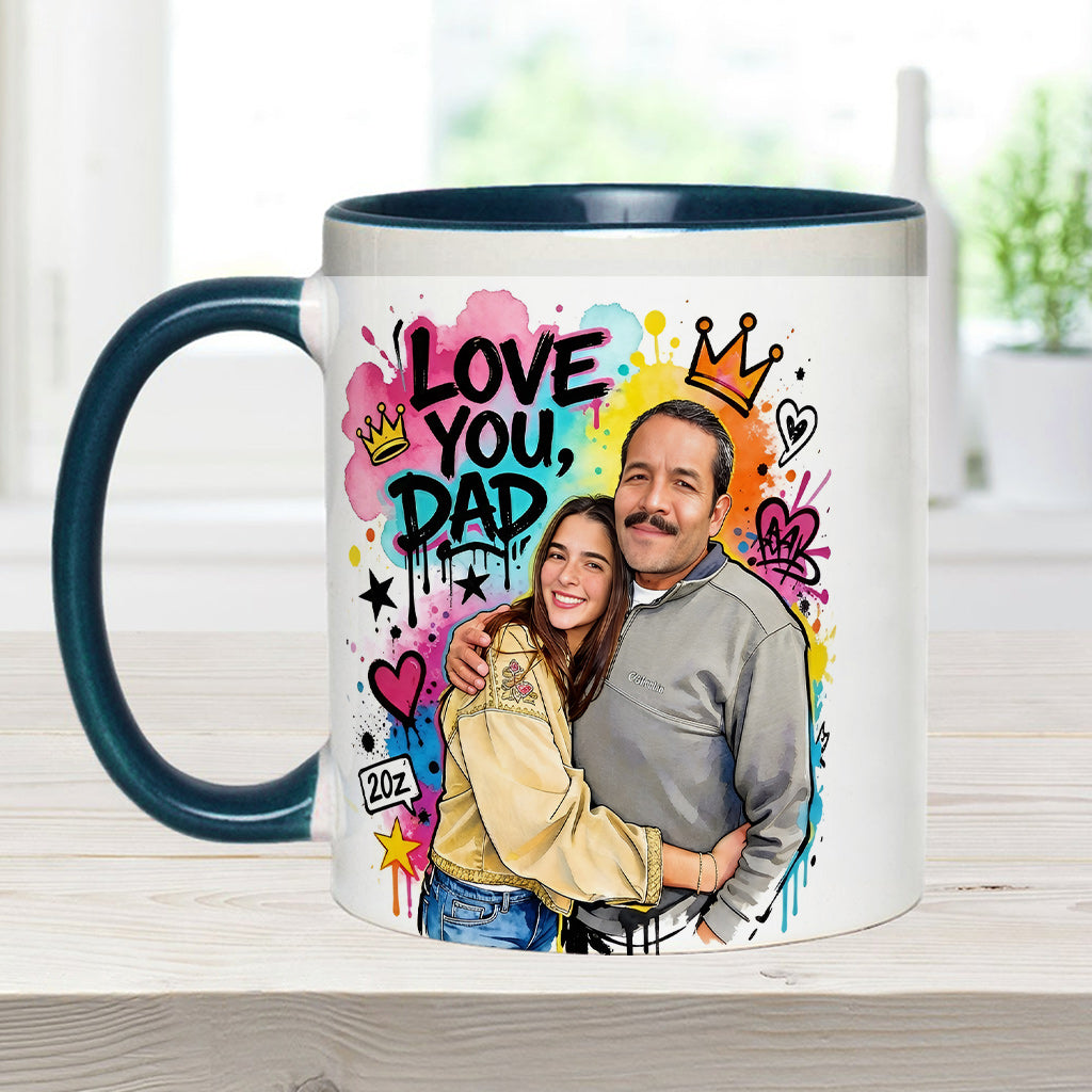 Meilleur Papa - Tasse Personnalisée avec Sous-Verre
