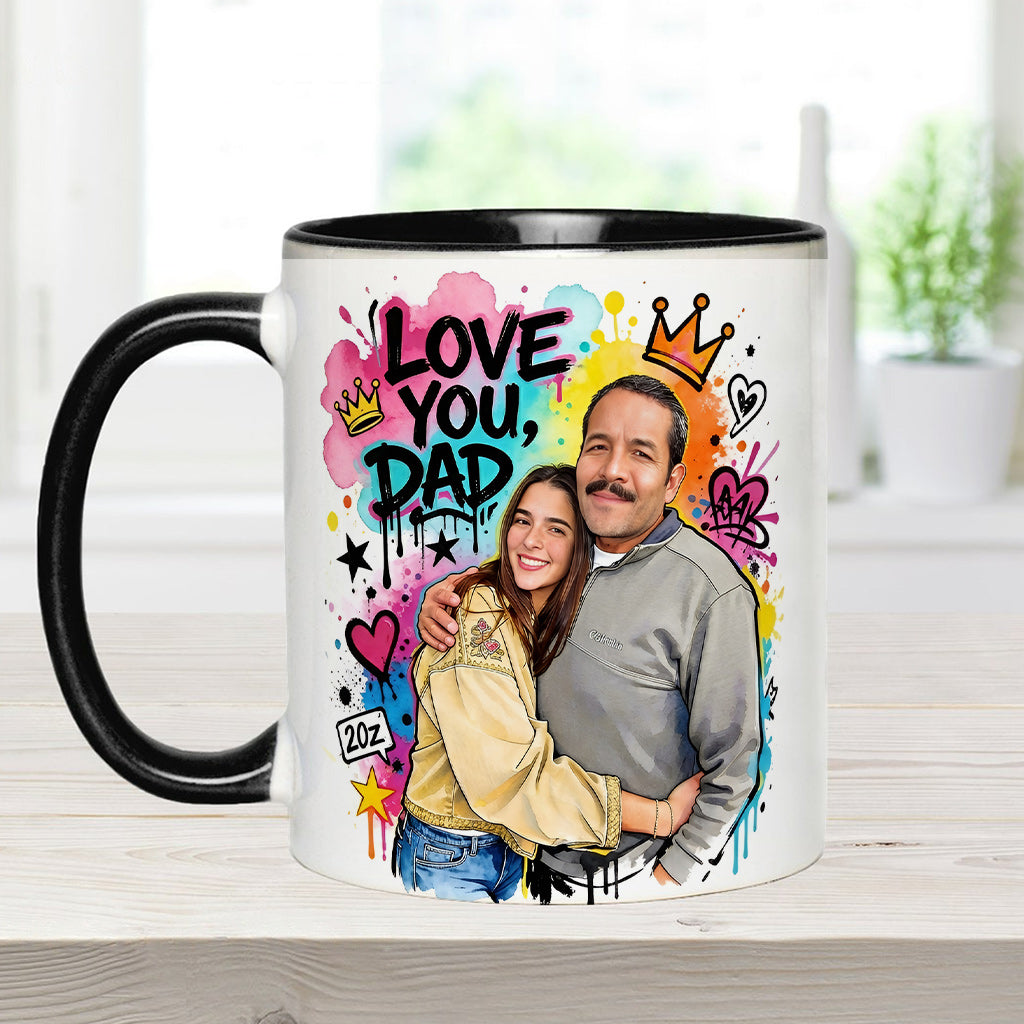 Meilleur Papa - Tasse Personnalisée avec Sous-Verre