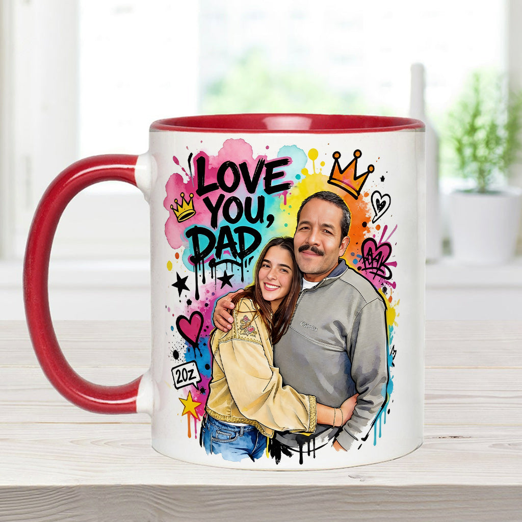 Meilleur Papa - Tasse Personnalisée avec Sous-Verre