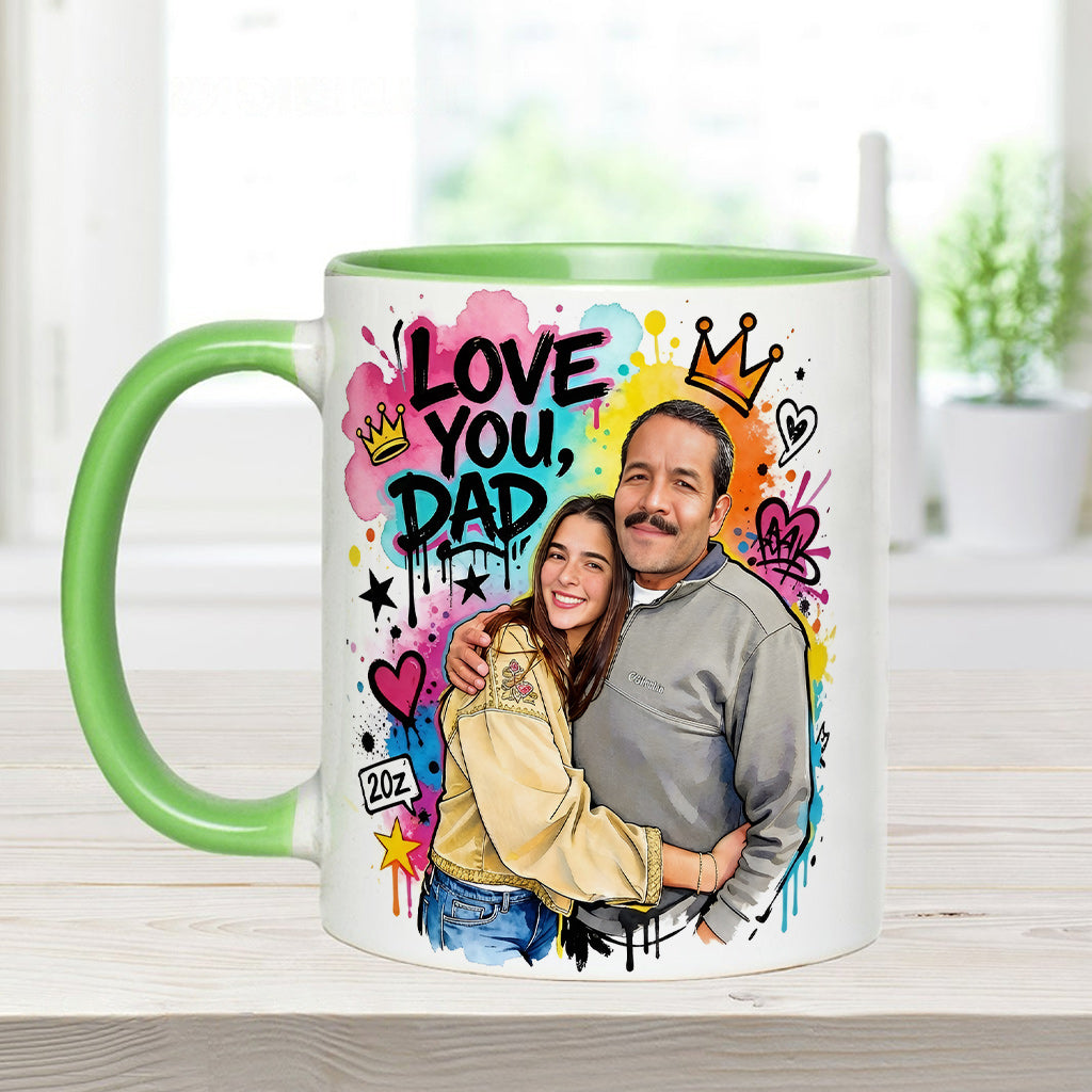 Meilleur Papa - Tasse Personnalisée avec Sous-Verre
