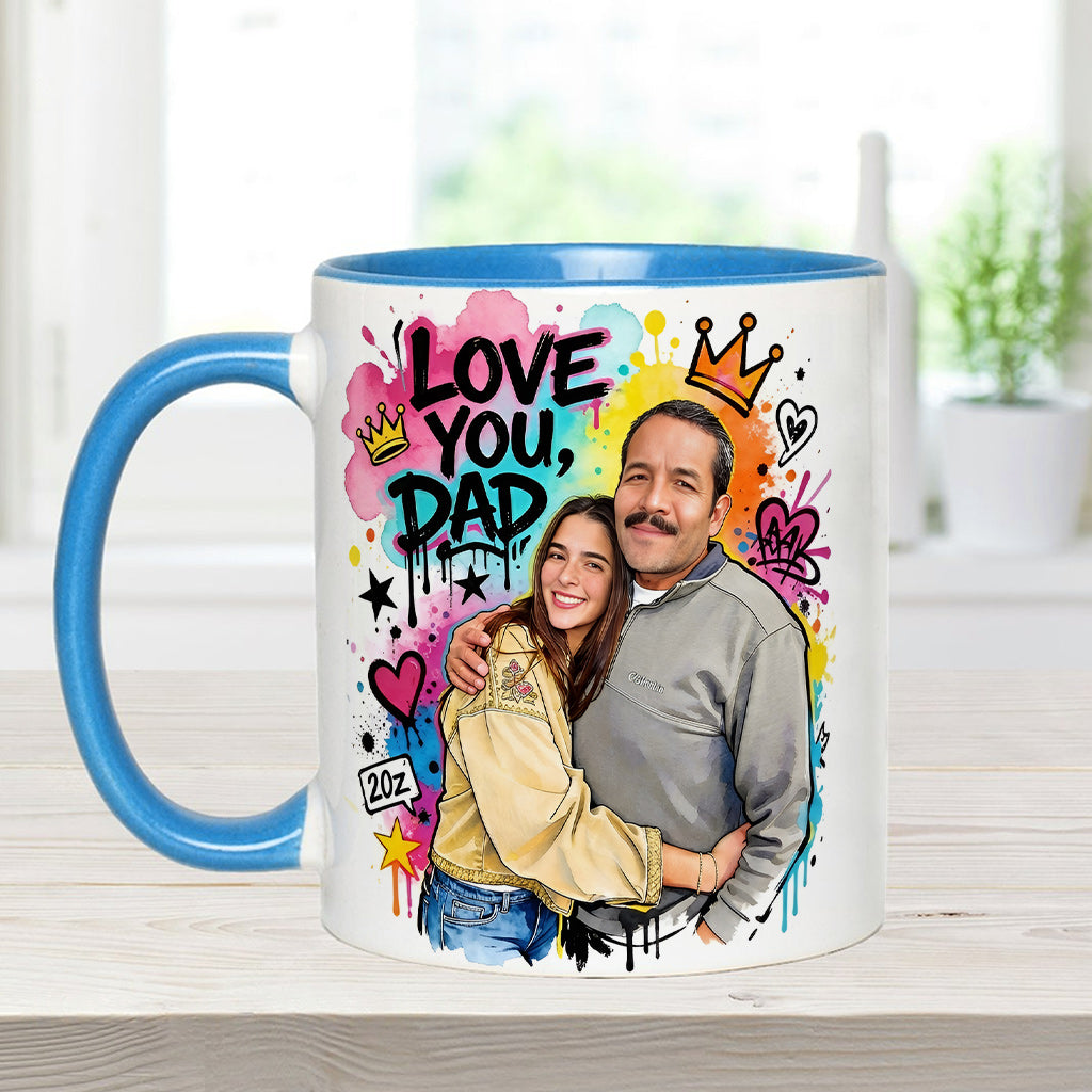 Meilleur Papa - Tasse Personnalisée avec Sous-Verre