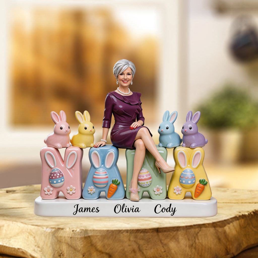 Custom Any Title Perfect Gift For Mom, Grandma - Personalized Grandma Custom Shaped Acrylic Plaque