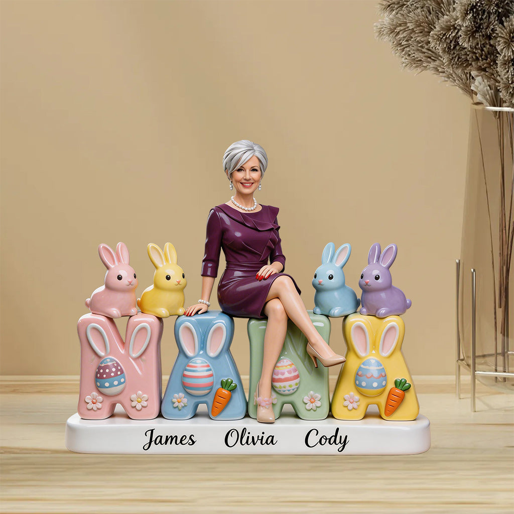 Custom Any Title Perfect Gift For Mom, Grandma - Personalized Grandma Custom Shaped Acrylic Plaque