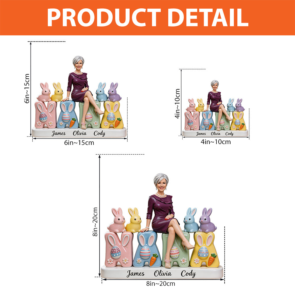 Custom Any Title Perfect Gift For Mom, Grandma - Personalized Grandma Custom Shaped Acrylic Plaque