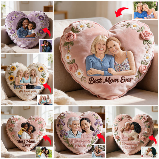 Mother Gift Idea - Personalized Mother Premium Faux Fur Pillow