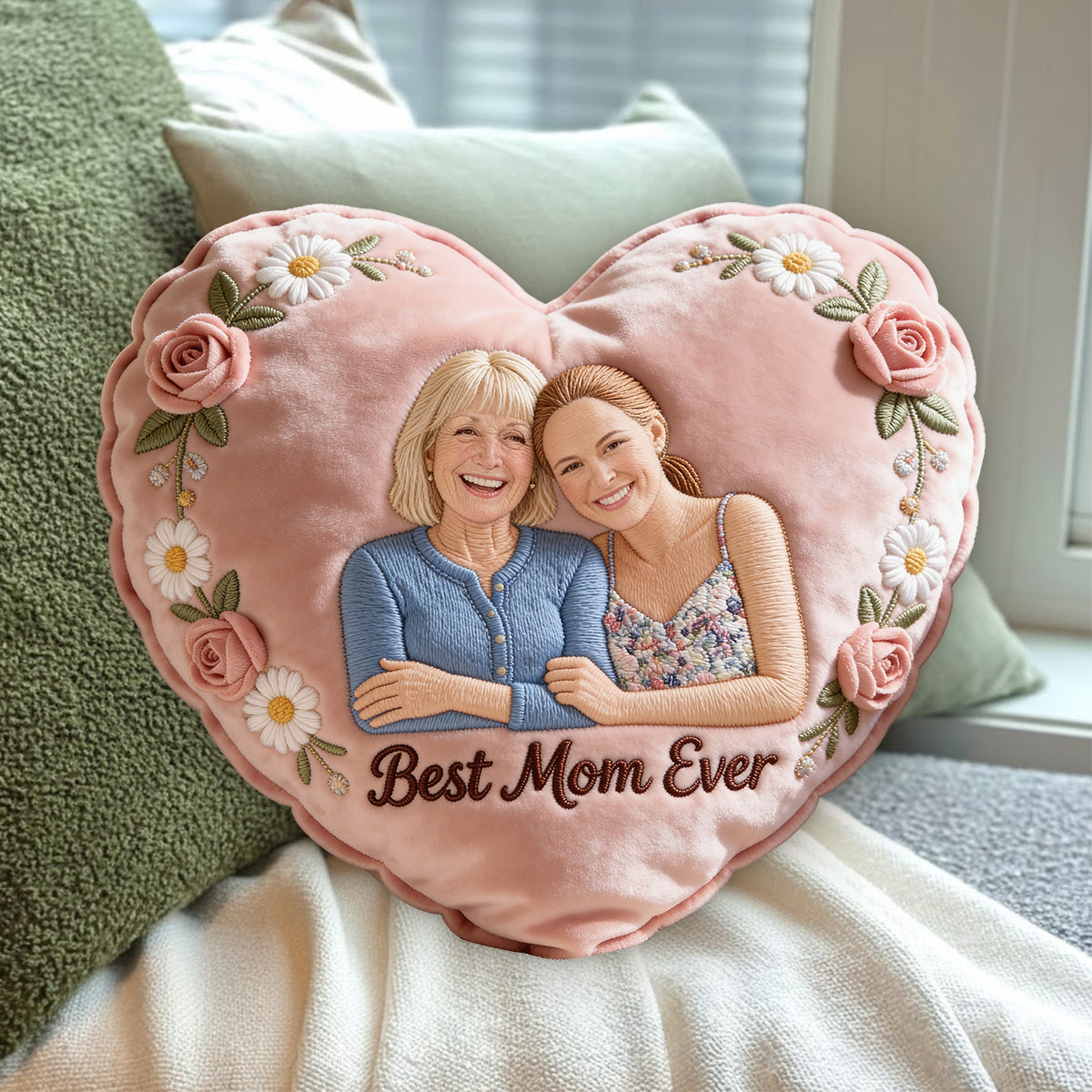 Mother Gift Idea - Personalized Mother Premium Faux Fur Pillow