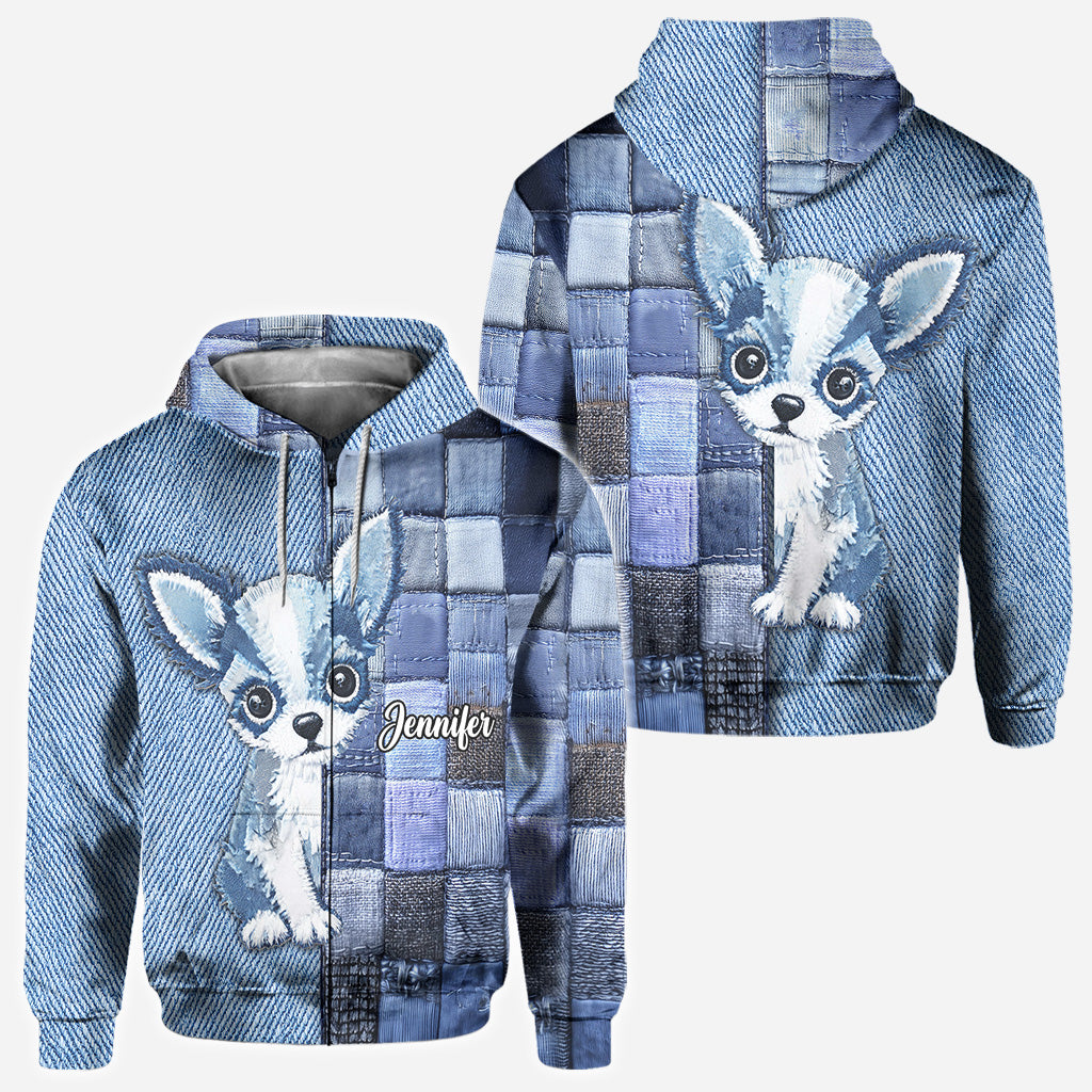 Liebe Chihuahua - Personalisiertes T-Shirt mit Hundemotiv