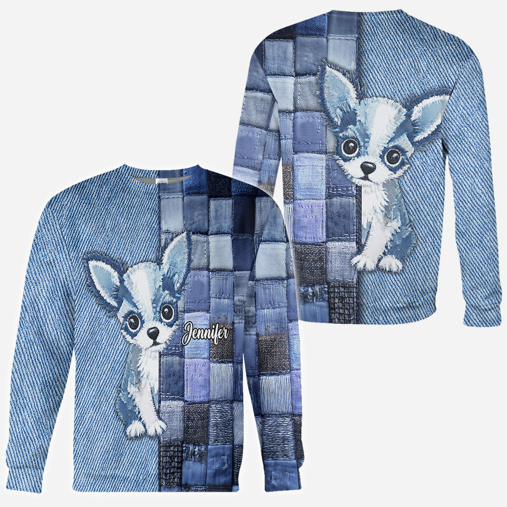 Liebe Chihuahua - Personalisiertes T-Shirt mit Hundemotiv