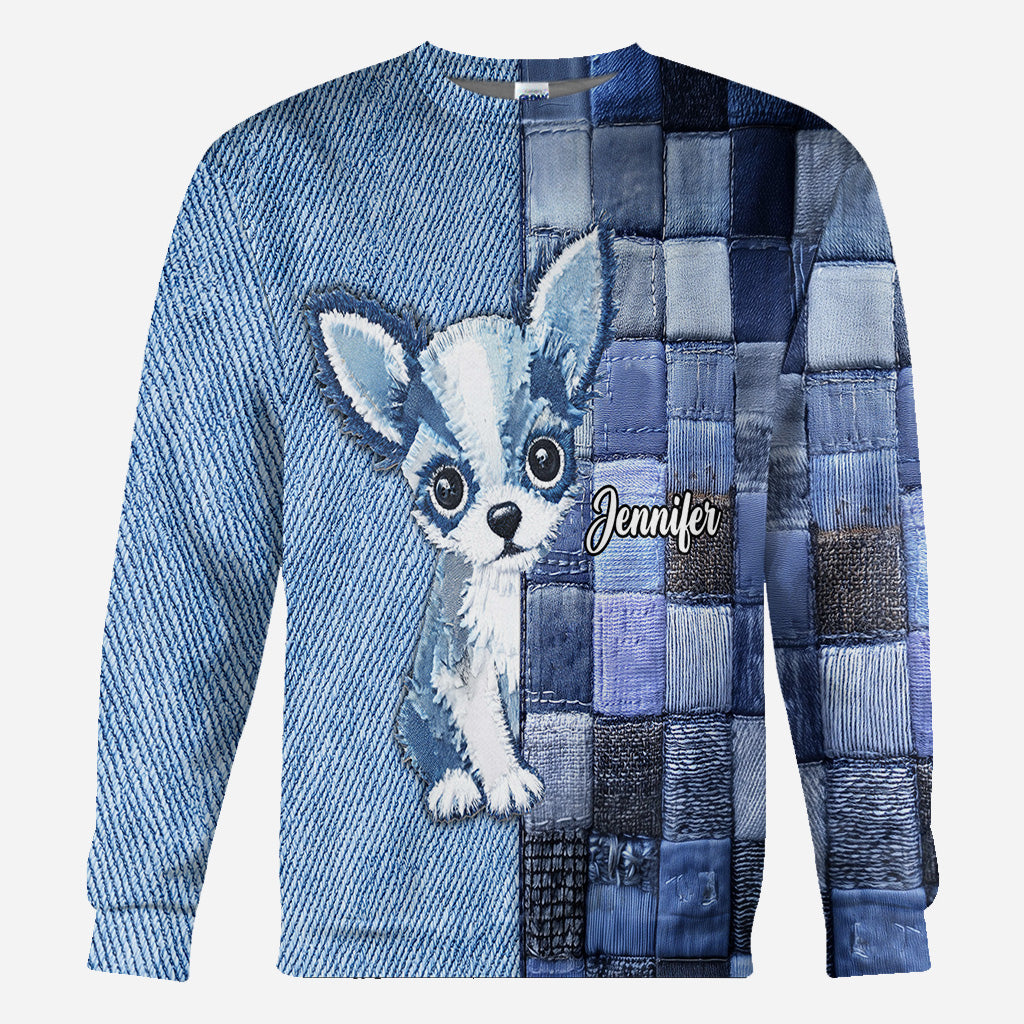 Liebe Chihuahua - Personalisiertes T-Shirt mit Hundemotiv