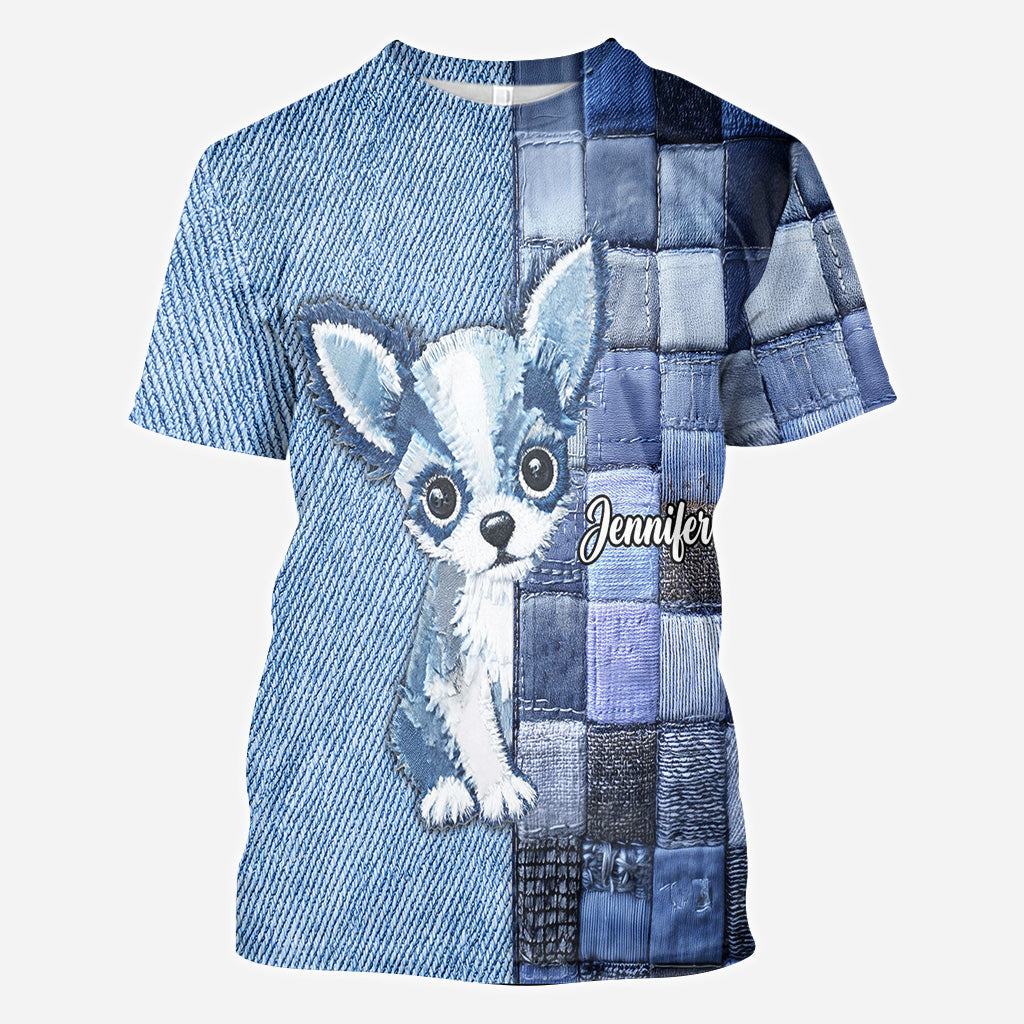 Liebe Chihuahua - Personalisiertes T-Shirt mit Hundemotiv