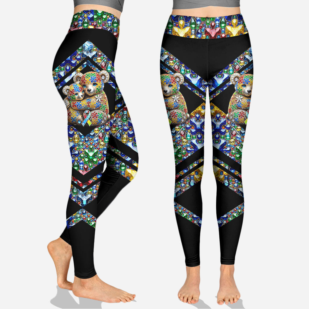 Mama Bear Autism Awareness Hoodie and Leggings