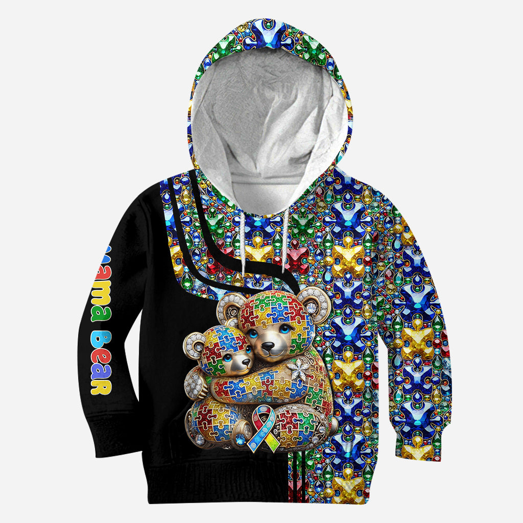 Mama Bear Autism Awareness Hoodie and Leggings