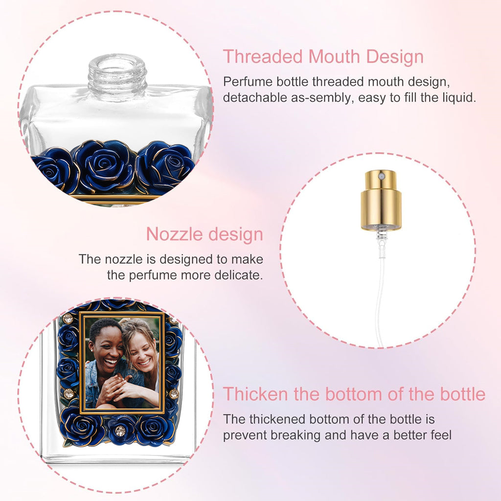 Il faut du temps pour se faire un vieil ami - Flacon de parfum rechargeable personnalisé pour meilleure amie