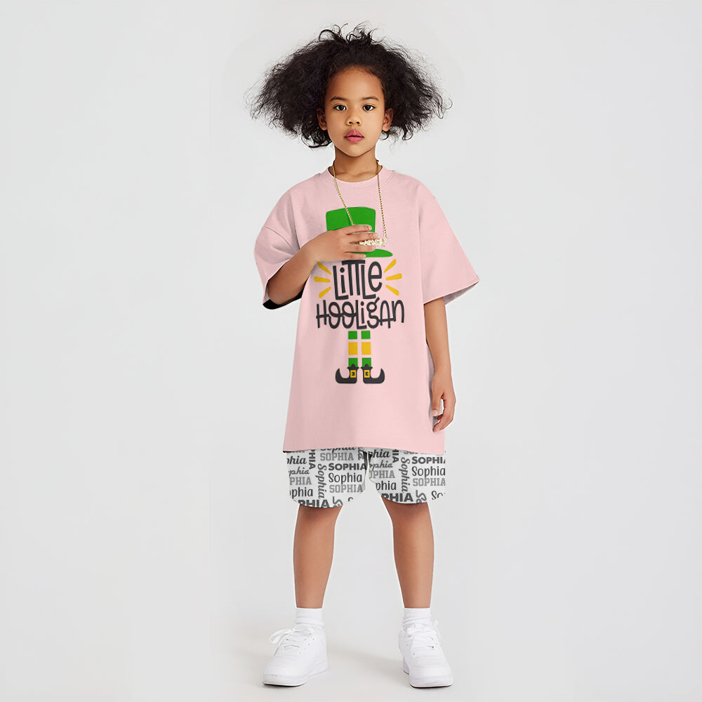 Petit Hooligan - T-shirt et short enfant personnalisés pour la Saint-Patrick