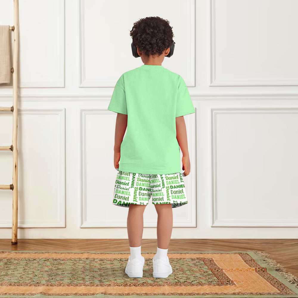 Petit Hooligan - T-shirt et short enfant personnalisés pour la Saint-Patrick
