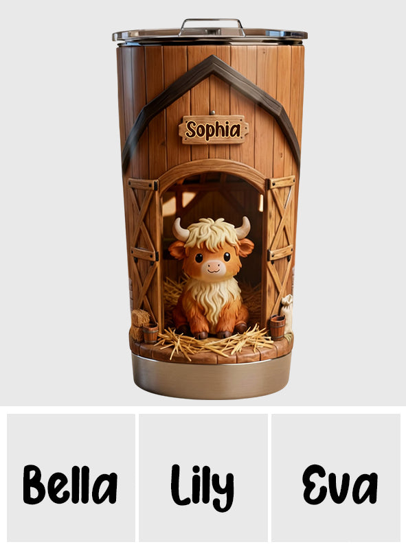 Vache des Highlands mignonne - Gobelet personnalisé vache des Highlands