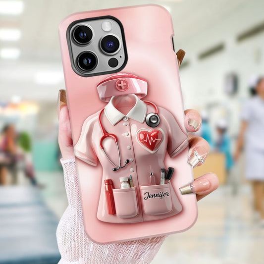 Nurses Are The Heart of Healthcare - Personalized Nurse Full Print Phone Case