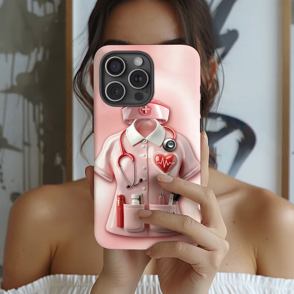 Nurses Are The Heart of Healthcare - Personalized Nurse Full Print Phone Case