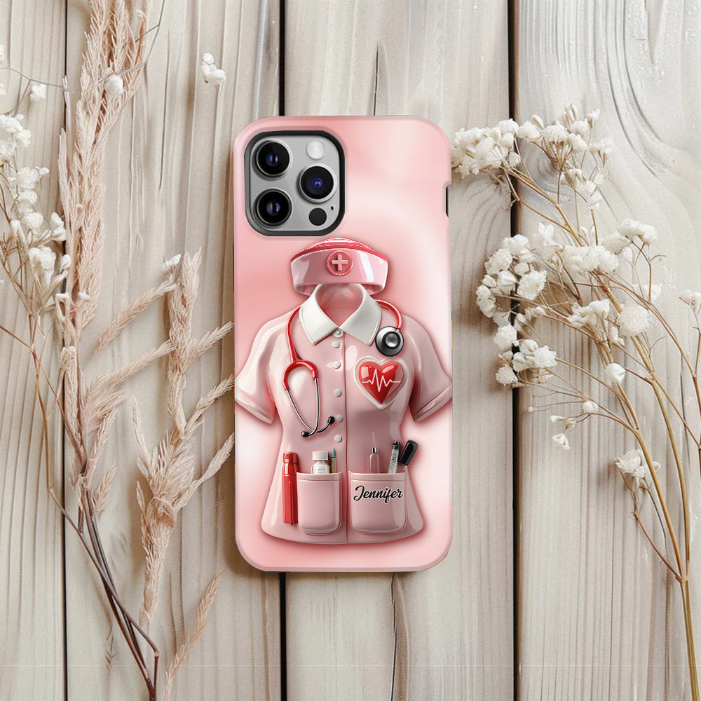 Nurses Are The Heart of Healthcare - Personalized Nurse Full Print Phone Case
