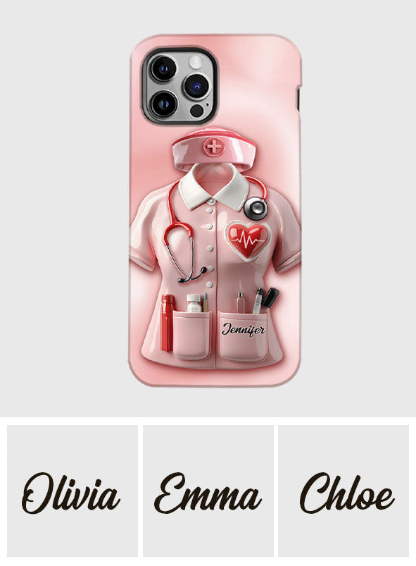 Nurses Are The Heart of Healthcare - Personalized Nurse Full Print Phone Case
