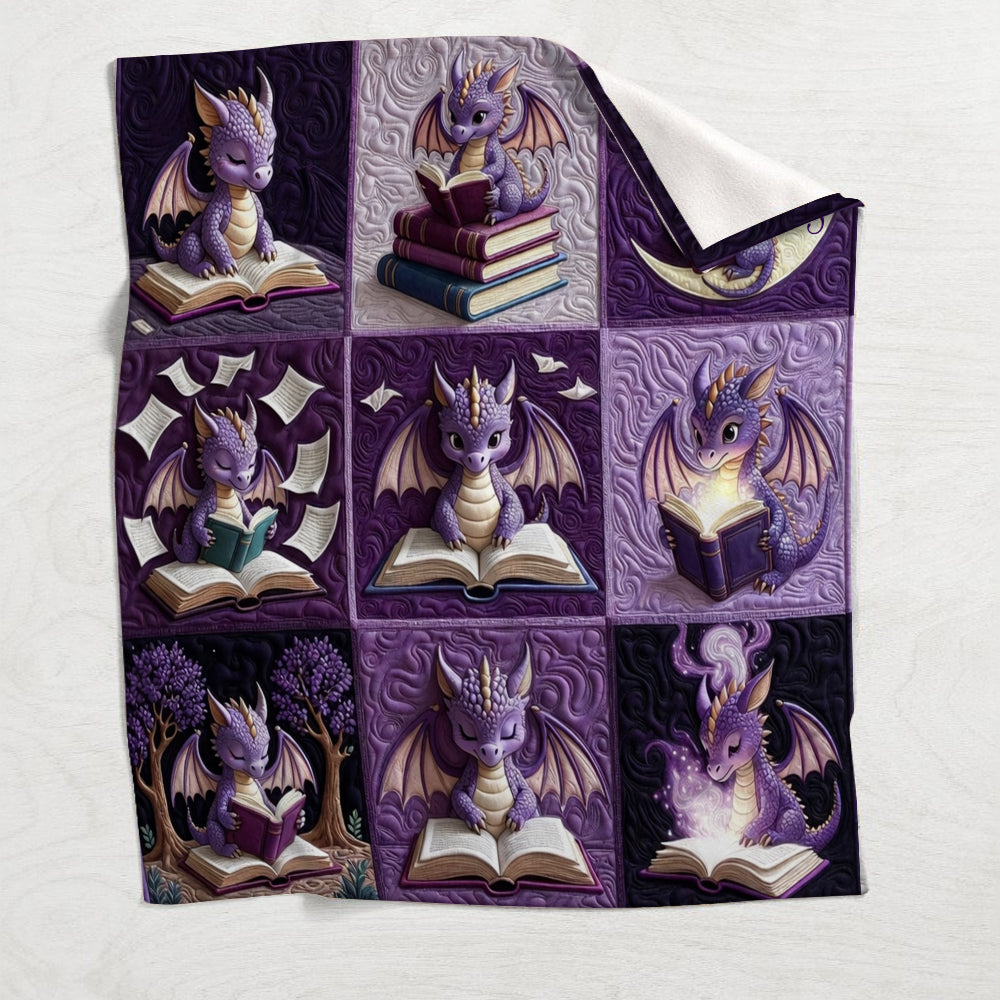 I Am A Bookdragon - Personalized Book Blanket