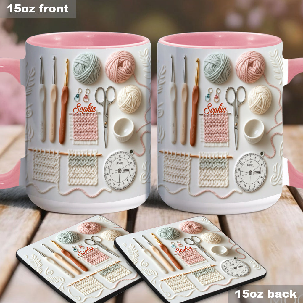 Love Crocheting - Personalized Crocheting Accent Mug