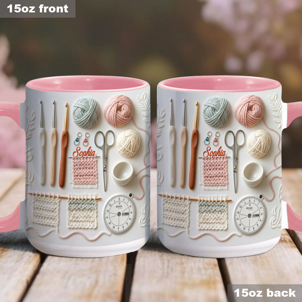 Love Crocheting - Personalized Crocheting Accent Mug