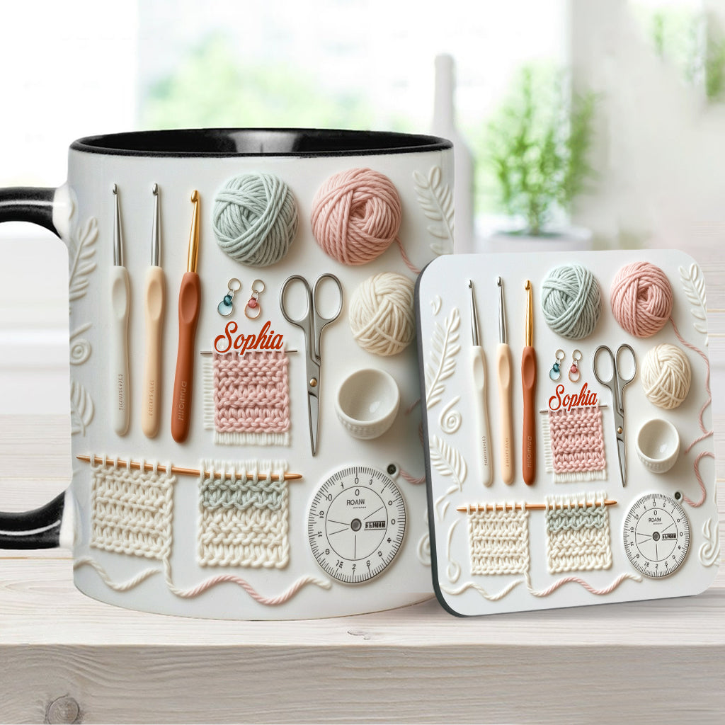 Love Crocheting - Personalized Crocheting Accent Mug