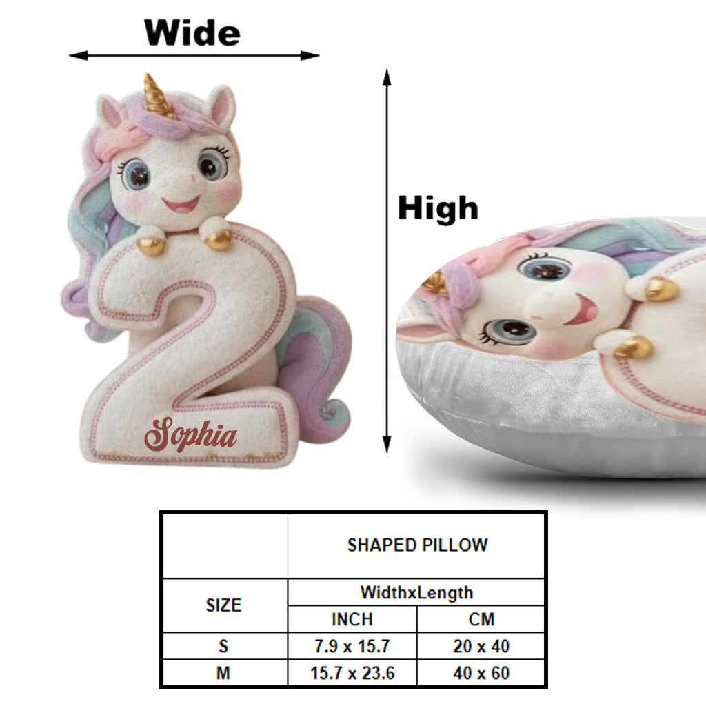 Birthday Gift For Children - Personalized Kid Shaped Pillow