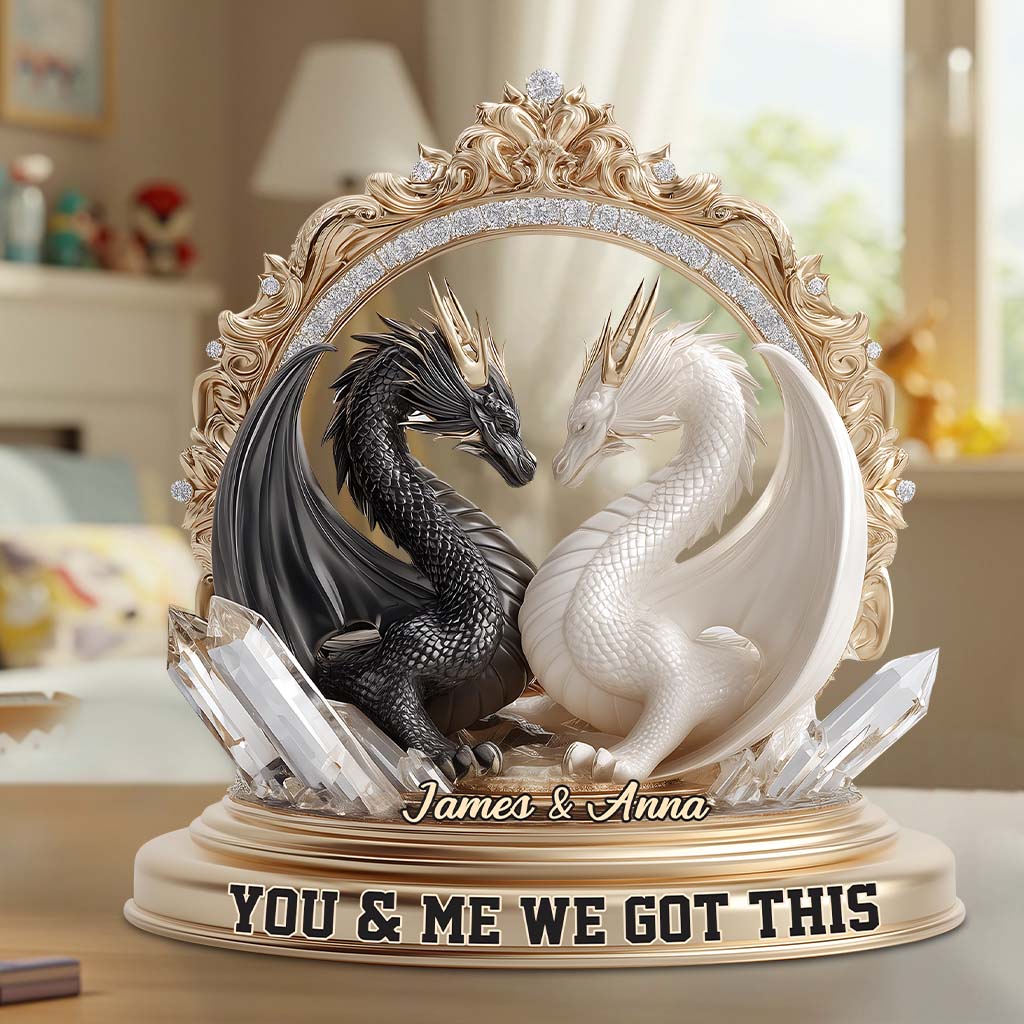 We Got This - Personalized Dragon Custom Shaped Acrylic Plaque