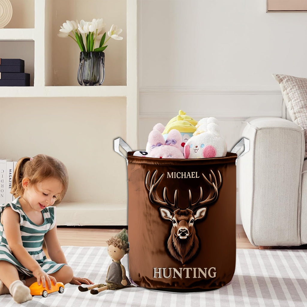 Perfect Gift For Hunting Lovers - Personalized Hunting Storage Basket