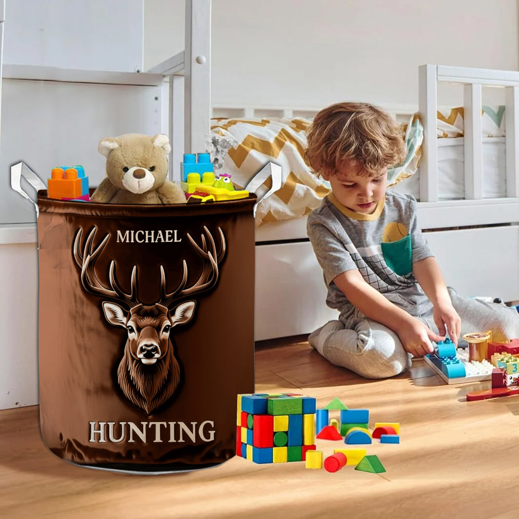 Perfect Gift For Hunting Lovers - Personalized Hunting Storage Basket