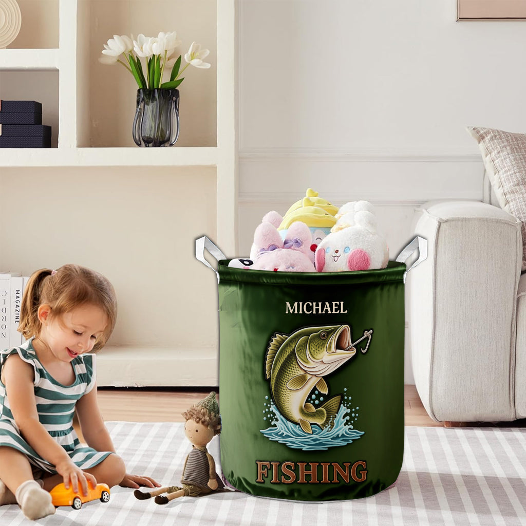Perfect Gift For Fishing Lovers - Personalized Fishing Storage Basket