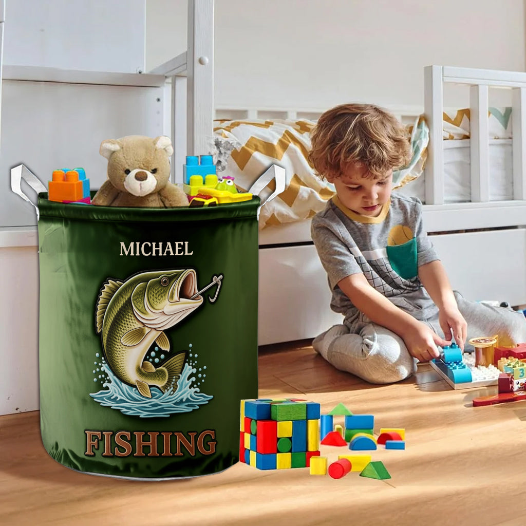 Perfect Gift For Fishing Lovers - Personalized Fishing Storage Basket
