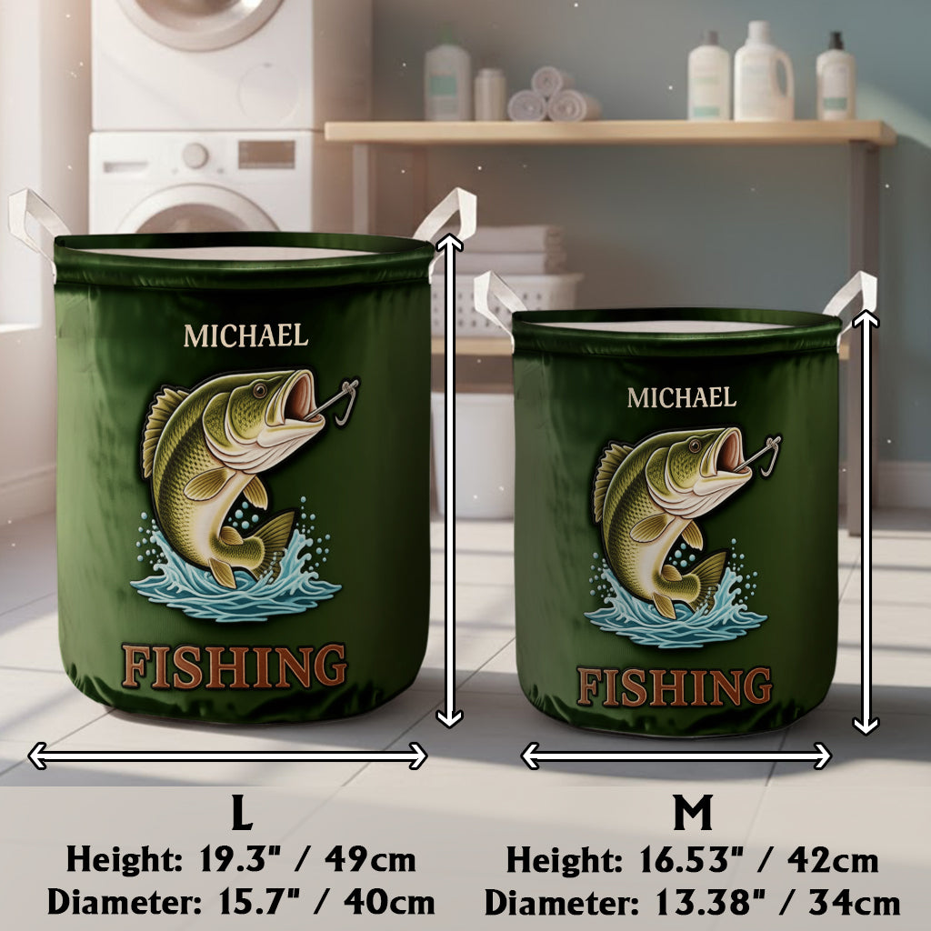 Perfect Gift For Fishing Lovers - Personalized Fishing Storage Basket