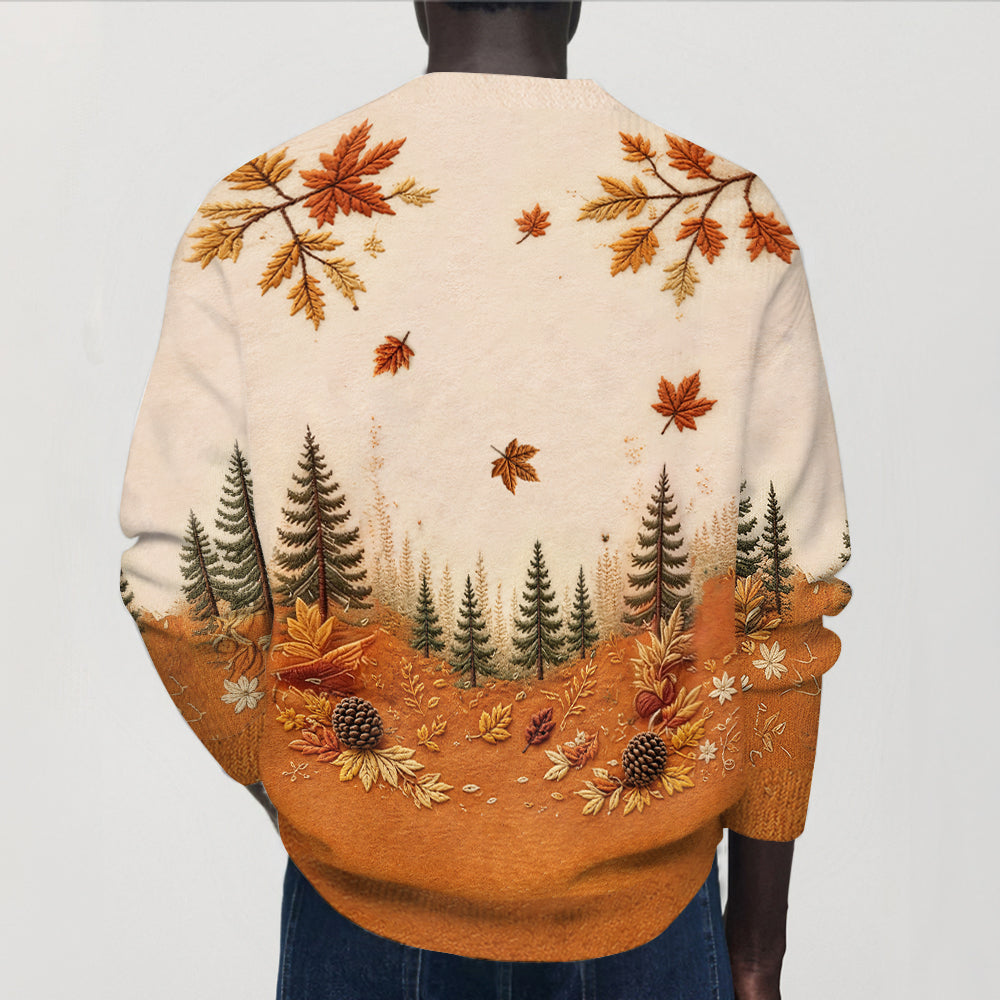It's Pumpkin Spice Latte Season - Personalized Highland Cow Cardigan Sweater