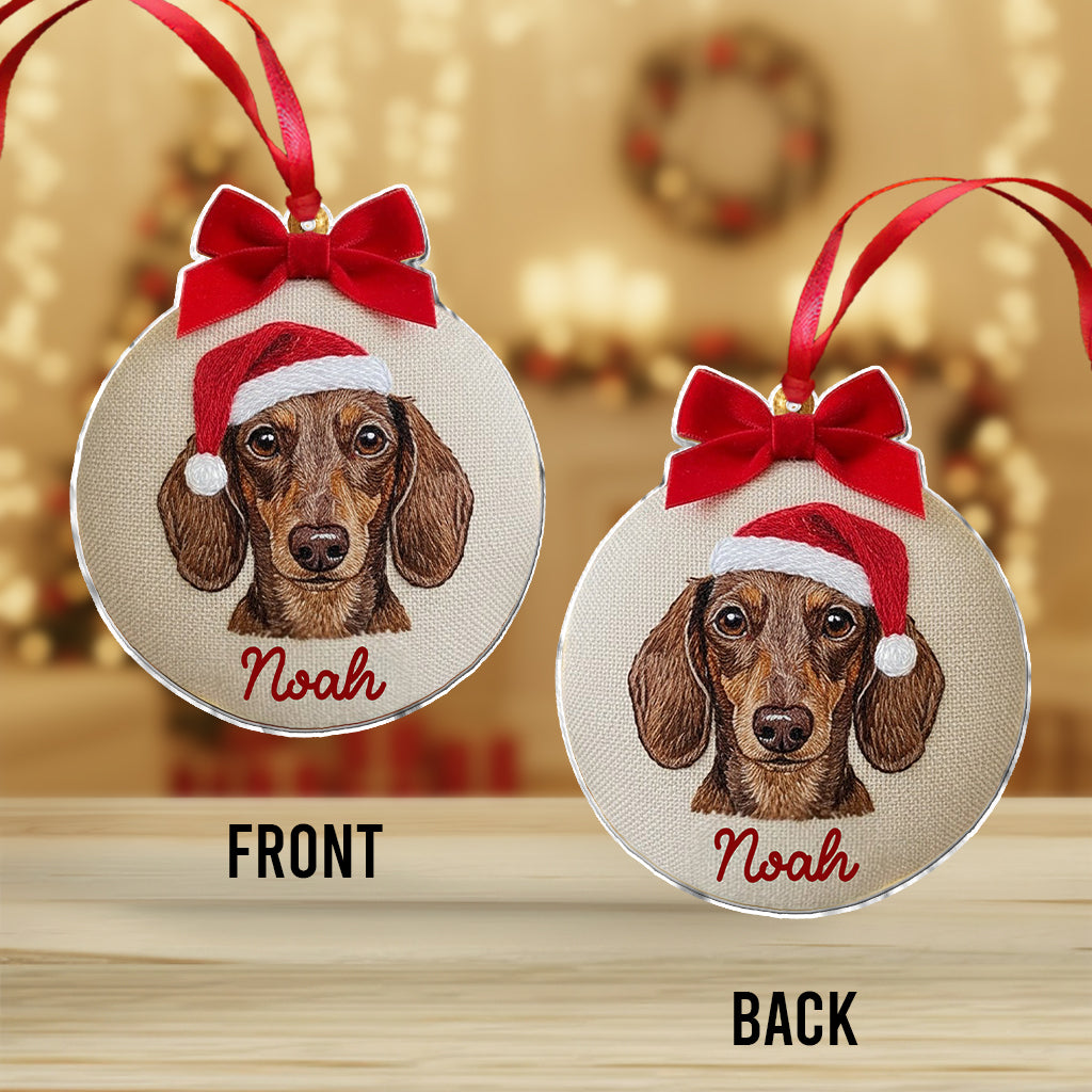 Merry Furry Christmas - Personalized Dog Ornament