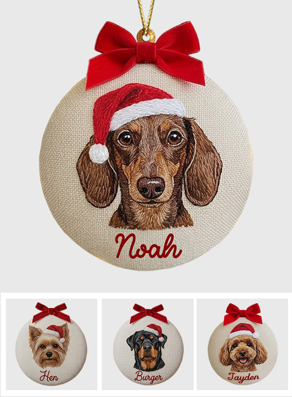 Merry Furry Christmas - Personalized Dog Ornament