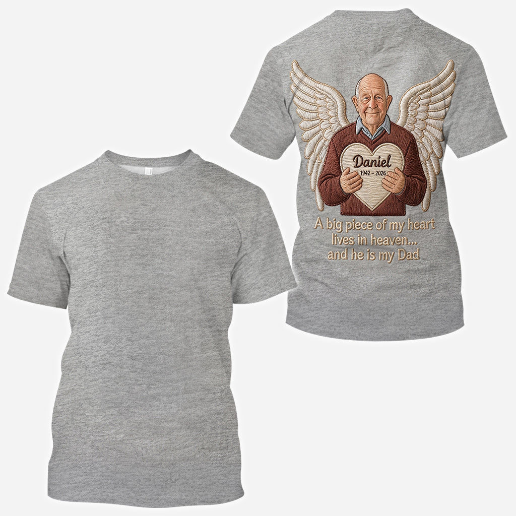 En Mémoire Affectueuse - Chemise Commémorative Personnalisée