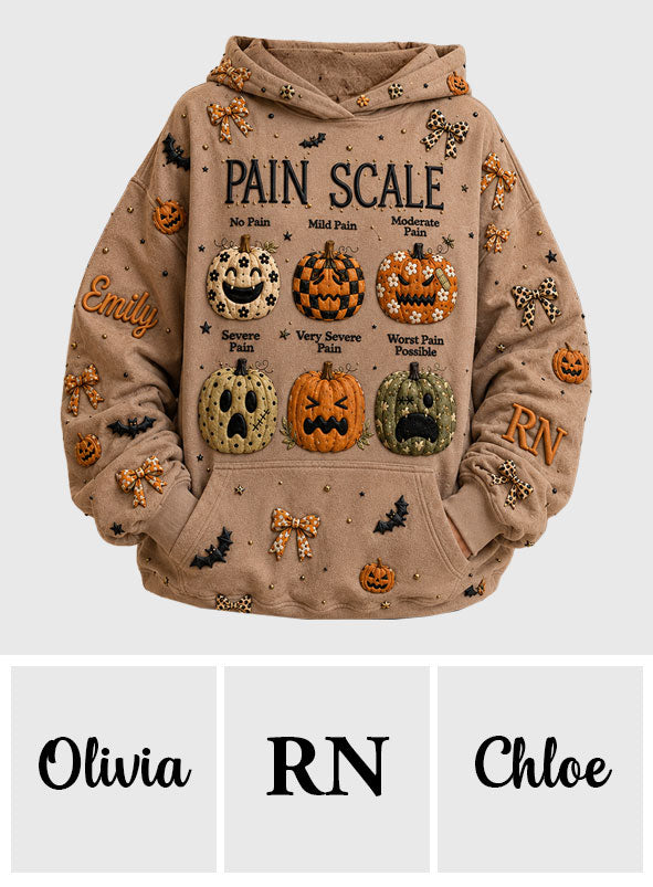 Pumpkin Pain Scale - Personalized Nurse All Over Shirt