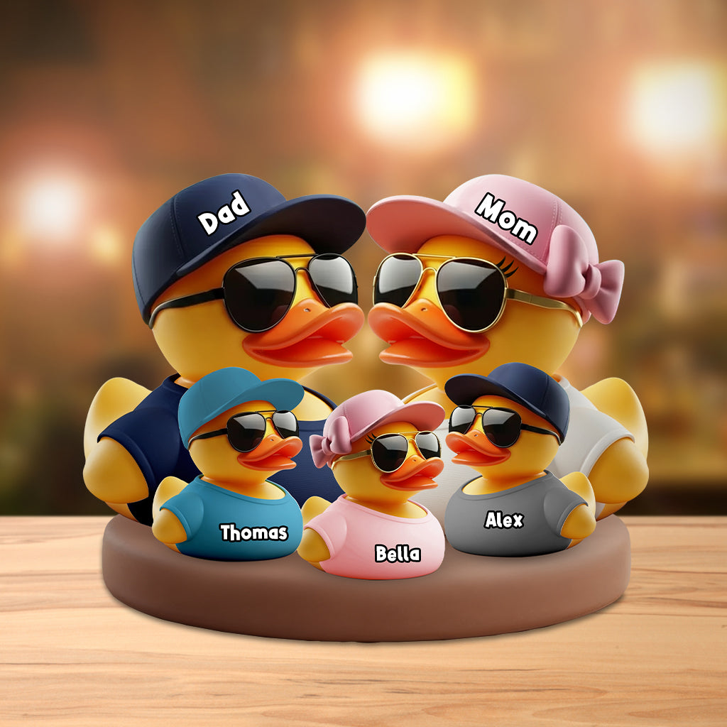 Funny Family - Personalized Family Custom Shaped Acrylic Plaque